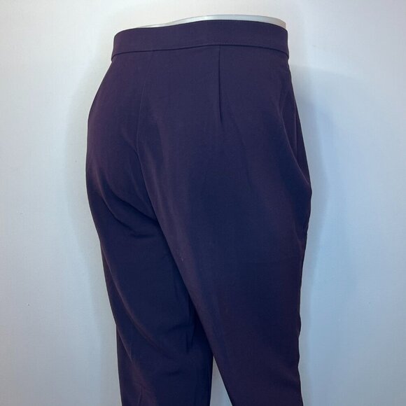 KIM ROGERS Petite Women's Purple Classic Fit Pants - Size 8P - NWT - Picture 3 of 5